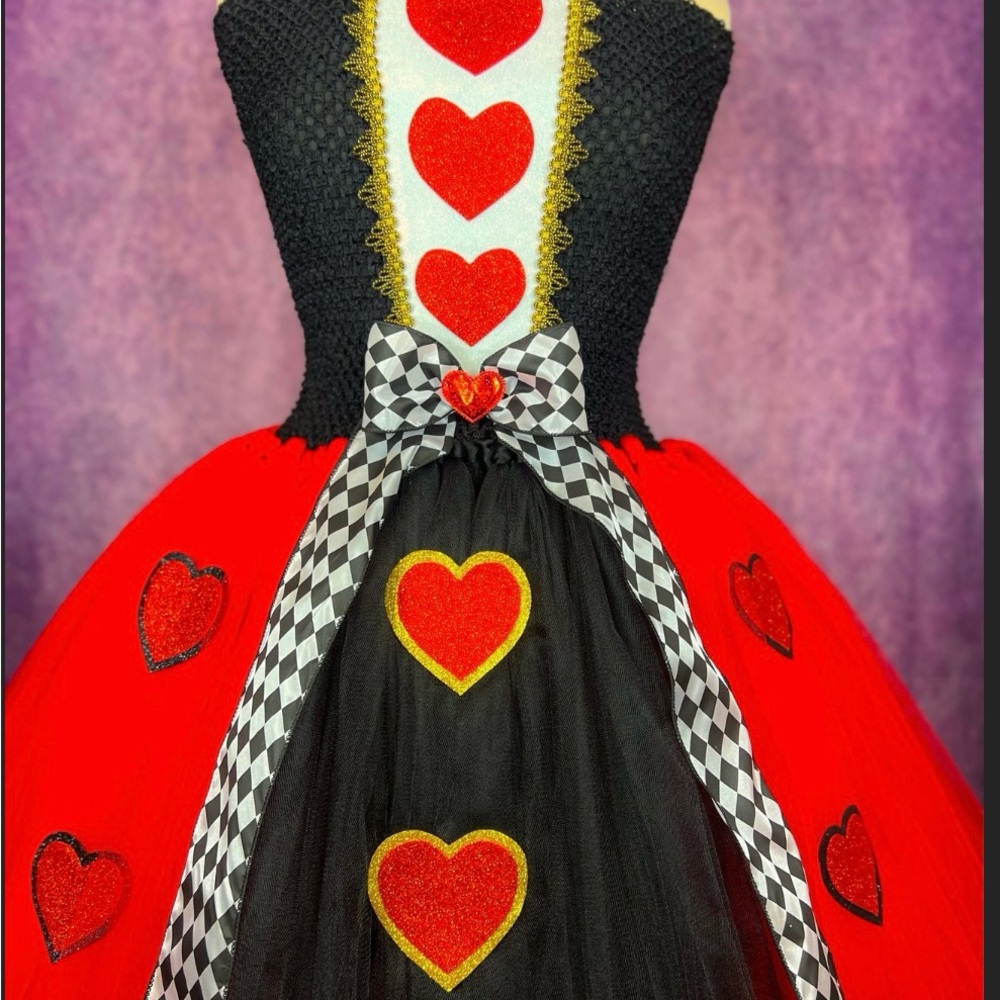 Red and Black Heart Dress